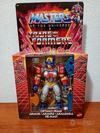 Motu X Transformers He-Man Optimus Prime Armor nuo