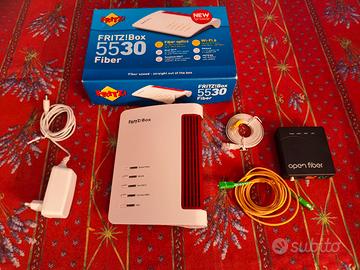 router FRITZ!Box 5530 Fiber e modulo ONT Nokia
