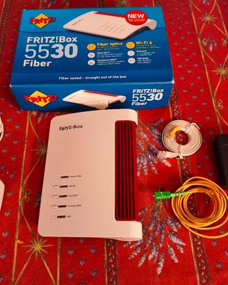 router FRITZ!Box 5530 Fiber e modulo ONT Nokia