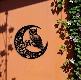 Gufo e Luna - Design Botanico Vintage