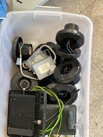 Lotto materiale elettrico (faretti e portalampade)