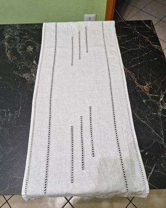 4 tende 90x38 vintage, lino/cotone