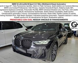 BMW X4 20d M-Sport Tetto Navi CAM LED Clima3Zone