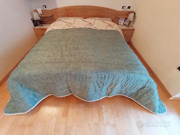 Trapunta matrimoniale in lana merinos