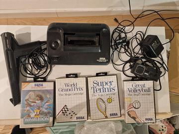 Console Sega master system e 4 giochi