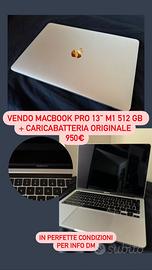 MacBook Pro 13'' M1 512 gb