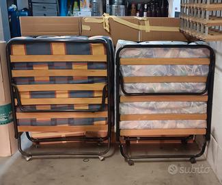 Coppia di Brandine pieghevoli