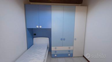 camera singola per ragazzi con letto contenitore