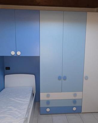 camera singola per ragazzi con letto contenitore