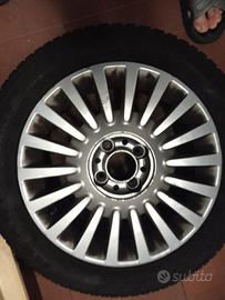 4 cerchi in lega Fiat 500, 4  invernali