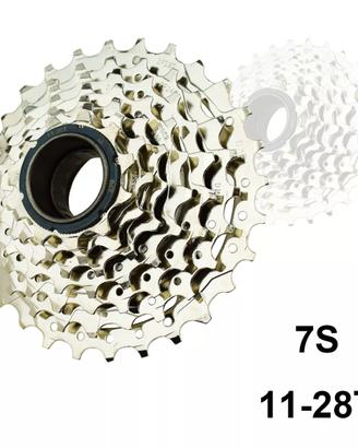 Pignone ruota libera 11-28T (7 velocità) + chiave