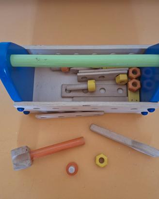 Cassetta degli attrezzi per bambini. Sevi