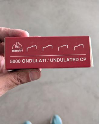 PUNTI METALLICI PER PINZATRICE ONDULATI CP SCATOLA