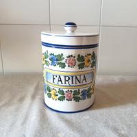 Barattolo contenitore ceramica Maioliche Deruta