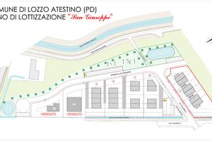Lozzo Atestino Area edificabile per case a schiera