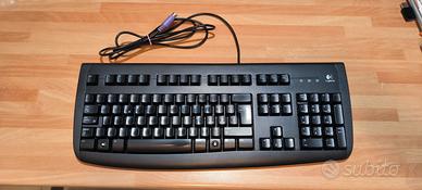 Logiteck tastiera PC con spinotto PS/2