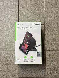 BELKIN Wireless Charging Stand 10W Speaker NUOVO