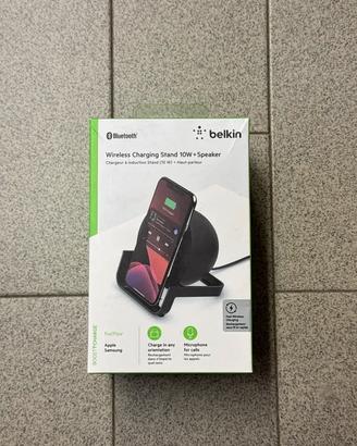 BELKIN Wireless Charging Stand 10W Speaker NUOVO