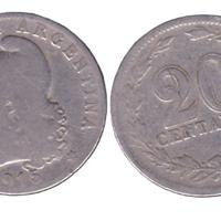 MONETA ARGENTINA 20 CENTAVOS 1915 - COD C14