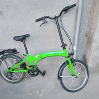 bici richiudibile revisionata  verde 