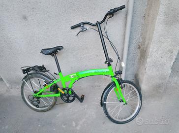 bici richiudibile revisionata  verde 