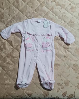 Tutina per bambina di 6/9 mesi