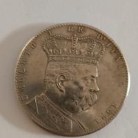 Moneta antica 1891 Colonia Eritrea