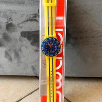 Swatch SUUJ400 Vintage Giallo Blu + Scatola