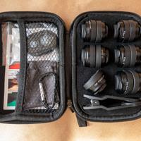 Kit in cofanetto 11 lenti per smartphone