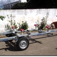 Carrello per barca MTA 400Kg Rimorchio NO FRENI