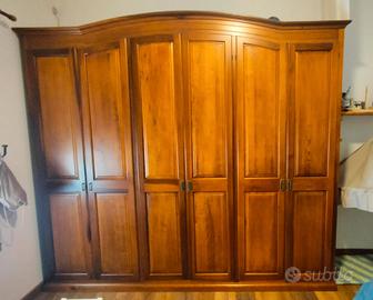 Armadio guardaroba legno 
