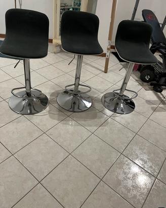 Set tre sgabeli