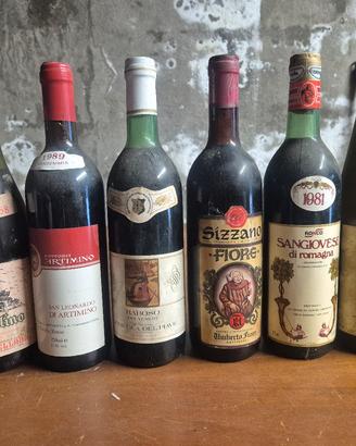 18 bottiglie di vino