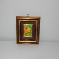 Quadro decorativo foglia oro kt 23 1/2 