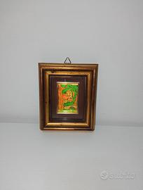 Quadro decorativo foglia oro kt 23 1/2 