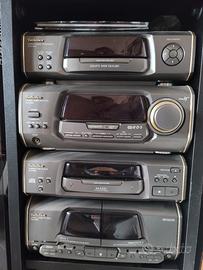 TECHNICS  EH-500 STEREO COMPATTO CON CASSE AUDIO