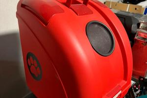 Bauletto trasportino moto animali- Pet on wheels