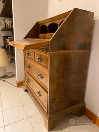 Scrittoio Bureau Ribalta in radica nord Europa 800