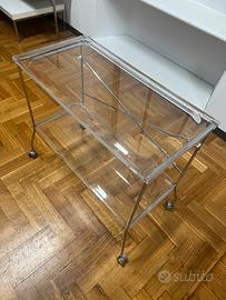 Carrello kartell in acrilico