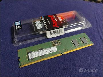 Banchi di RAM DDR5 NUOVA PC fisso e portatile 