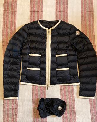 MONCLER 100 gr. Donna nero con zip tg 1 (xs)