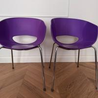 Sedie design Orbit viola