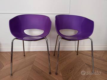 Sedie design Orbit viola
