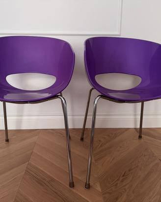 Sedie design Orbit viola