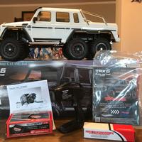 Traxxas TRX-6 MB G63 AMG 6x6 RTR bianco, nuovo