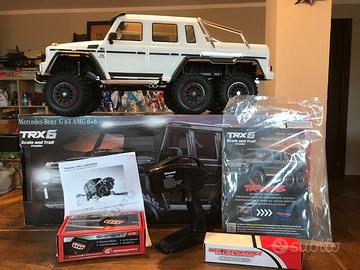 Traxxas TRX-6 MB G63 AMG 6x6 RTR bianco, nuovo