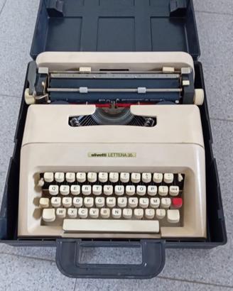 macchina da scrivere olivetti lettera 35