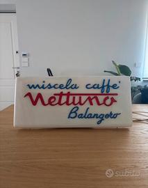 Insegna luminosa vintage Caffè Nettuno Balangero