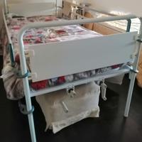 LETTO OSPEDALIERO+MATERASSO ANTIDECUPITO 