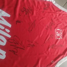 Canotta Olimpia Milano basket EA7 autografata